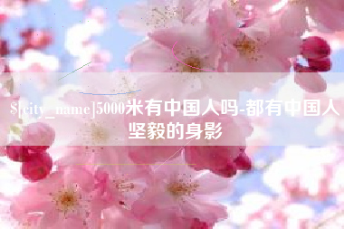德州5000米有中国人吗-都有中国人坚毅的身影