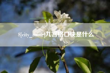 德州九宫格口诀是什么