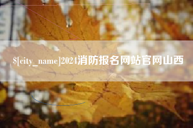 德州2024消防报名网站官网山西