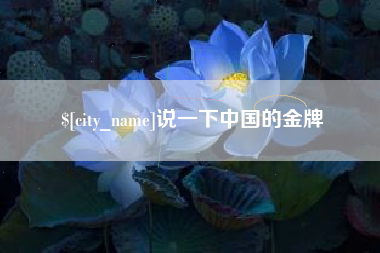 德州说一下中国的金牌
