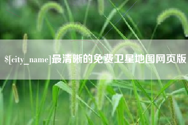 德州最清晰的免费卫星地图网页版