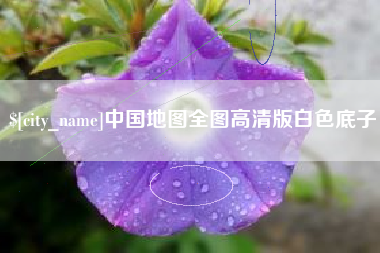德州中国地图全图高清版白色底子