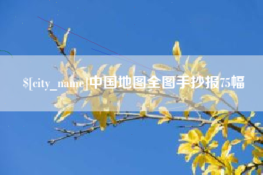 德州中国地图全图手抄报75幅