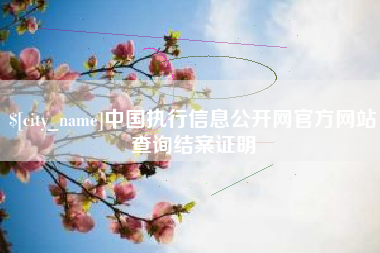 德州中国执行信息公开网官方网站查询结案证明