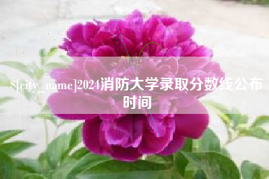 德州2024消防大学录取分数线公布时间
