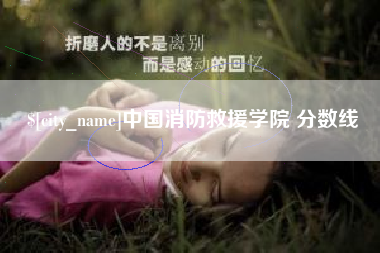 德州中国消防救援学院 分数线