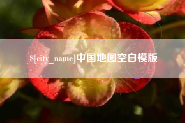 德州中国地图空白模版