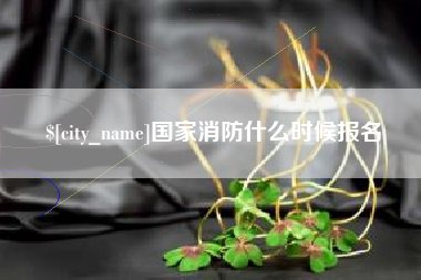 德州国家消防什么时候报名