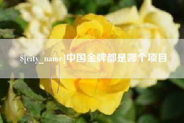 德州中国金牌都是哪个项目