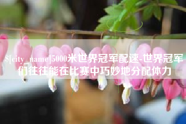 德州5000米世界冠军配速-世界冠军们往往能在比赛中巧妙地分配体力