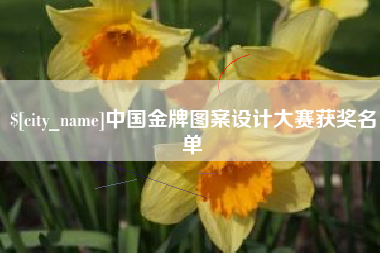 德州中国金牌图案设计大赛获奖名单