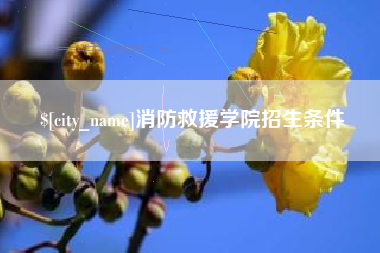 德州消防救援学院招生条件