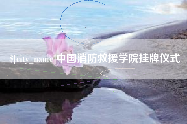 德州中国消防救援学院挂牌仪式