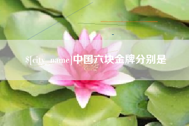 德州中国六块金牌分别是