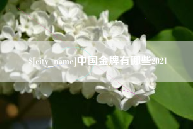 德州中国金牌有哪些2021