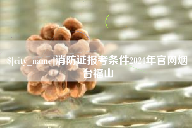 德州消防证报考条件2024年官网烟台福山